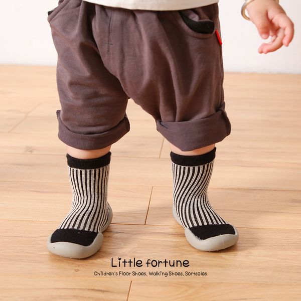 

baby boys girls sock shoes non-slip soft rubber sole toddler shoes comfortable and breathable children floor socks