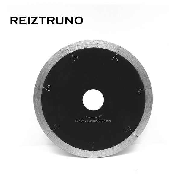 

reiztruno 5 inch j-slot continuous diamond blades, wet tile saw blades for grinder - circular saw cuts porcelain ceramic tile