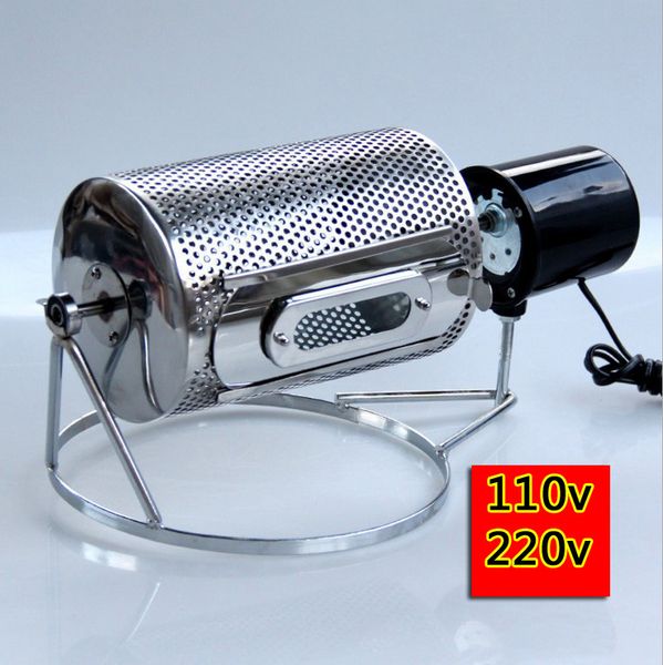 

бесплатная доставка кофейные бобы ростер электрические кофейные бобы обжаривание машины 110 в / 220 в зерновые бобы, выпечки машина