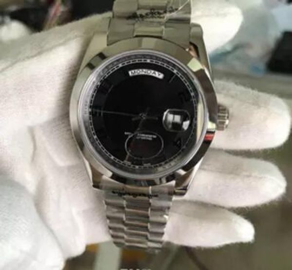 

date full black sapphire glass original clasp mens watches president 116719 automatic watches men ing, Slivery;brown