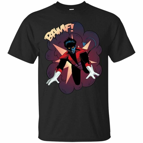 

nightcrawler t-shirt xmen marvel movie men's tee shirt short sleeve s-3xl fashion summer paried t shirts tee, White;black