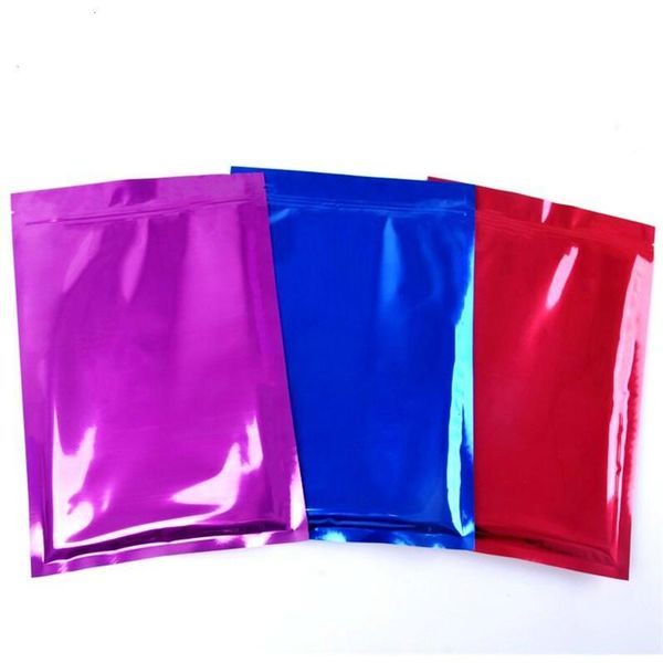 

8,5 * 13см 500pcs майларовый алюминиевая фольга zip замок мешочков, мешки для хранения продуктов zipper замок сумки малые / большие предотвр