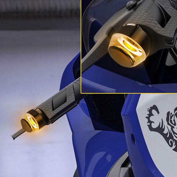 

2pcs/set motorcycle handlebar turn signal corner light dropshipping durable 12v led steering indicator light