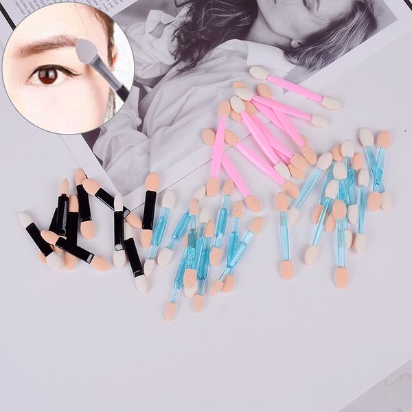 

10pcs/pack women cosmetic eyeshadow brush double-head shadow sponge makeup tool