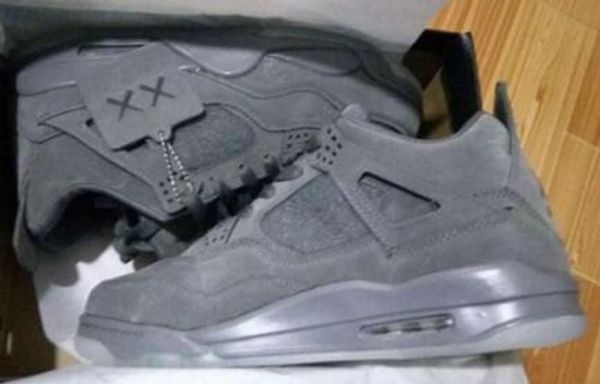 

4 4s denim blue basketball shoes men cool grey blue black white denim jeans sports sneakers