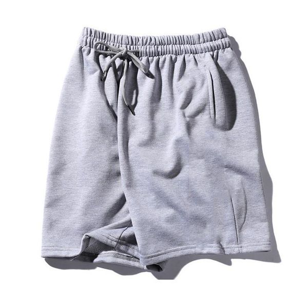 

designer mens shorts summer style brand shorts pattern printed mens casual solid color short pants fashion sport short trousers joggers, Black