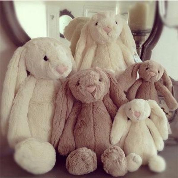

2020 easter bunny 30cm plush filled toy creative doll soft long ear rabbit animal birthday gift lxhua