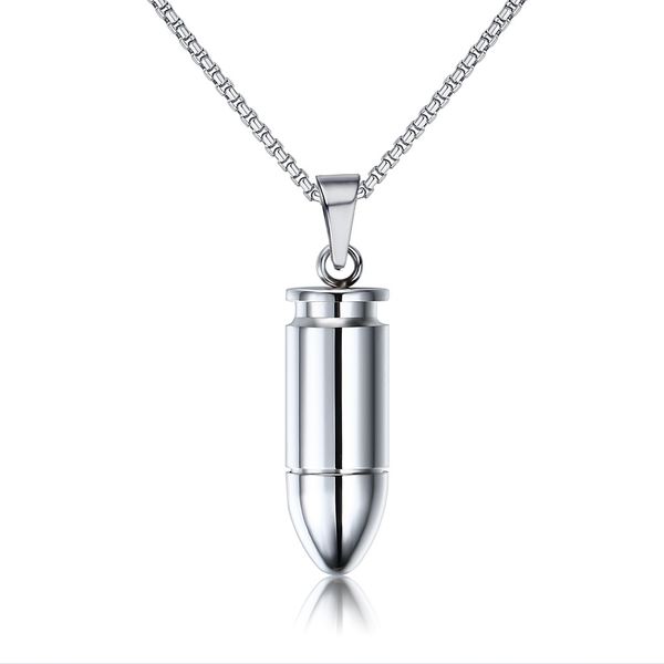 

bullet soldier pendant men gift 316l stainless friend jewelry necklace steel for ighlo