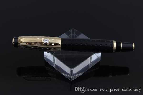 

даймонда роллер ручка золота 18k пенне престижное металла короткие ручки расширенный вырезая канцелярские продукт канцелярские школьные прин, Blue;orange