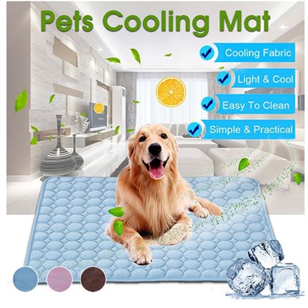 

dog mat cooling summer pad mat for dogs cat blanket sofa breathable pet dog bed summer washable for small medium large dogs car