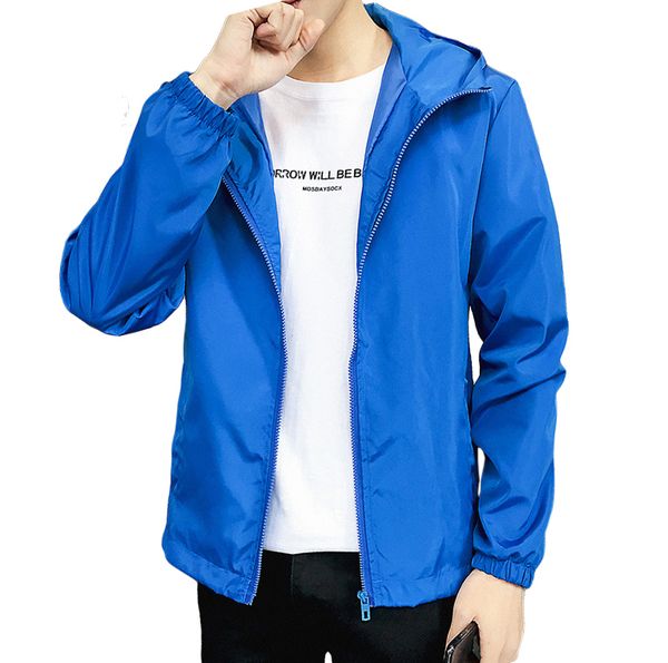 

windbreaker jackets men men zipper lightweight jackets hooded coats jaqueta masculina male causal fashion outwear, Black;brown