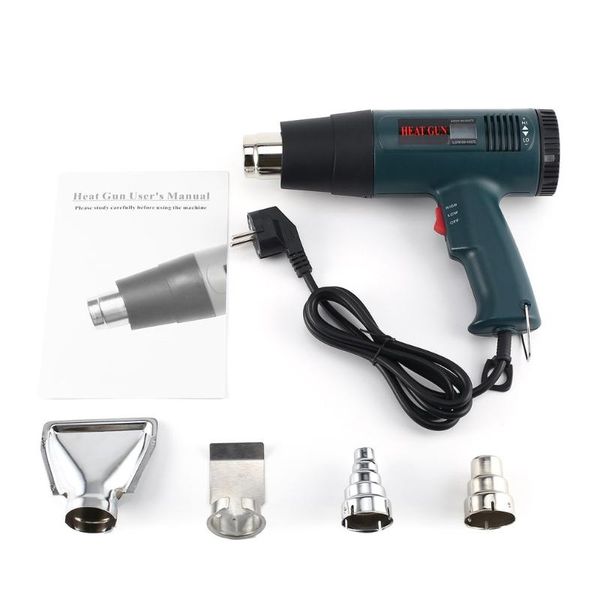 

866a 1800w lcd display industrial electric air gun thermoregulator heat guns shrink wrapping thermal power tool