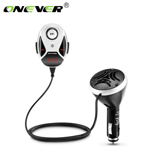 

fm transmitter car bluetooth kit handsmusic mp3 player wireless radio adapter fm modulator support tf card u disk voltmeter