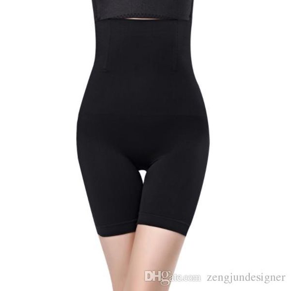 

womens shapers control panties fashion female pure color clothing plus size hight waist casual apparel, Black;white