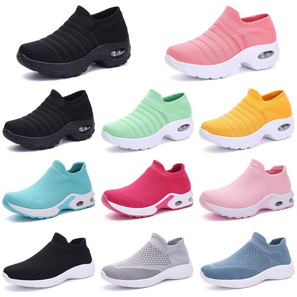 

2020 designer fashion casual sock shoes luxury men women breathable black slip on outdoor mens trainers sports sneakers size 36-44 color25