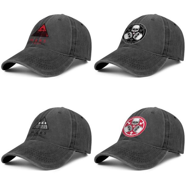 

thirty seconds to mars a beautiful lie black for men and women trucker denim cap cool designer custom sports vintage custom hats, Blue;gray