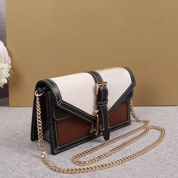 

new fashion luxury designer woman handbag cross bags shoulder genuine leather tote bag canvas leather combination 18cm