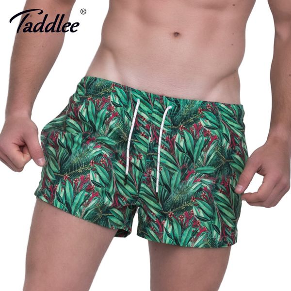 

taddlee brand men beach shorts board boxer trunks men's swimwear swimsuits swim surfing shorts running sports trunks gym