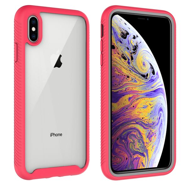 

acrylic bumper case for iphone 11 pro max xs max xr 8 7 6 plus samsung s10 plus pc tpu clear transparent case