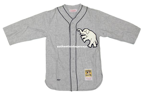 

philadelphia athletics mitchell & ness retro 1927 grey jersey, Black;blue