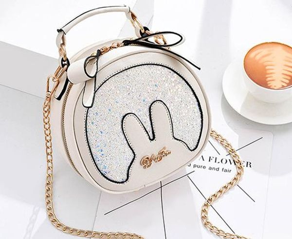 

rabbit ear small round crossbodybag female 2020 new messenger bag fashion mini shoulder bag selling