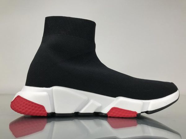 

designer sneakers speed trainer black red gypsophila triple black fashion flat sock boots casual shoes speed trainer runner s7 cs02