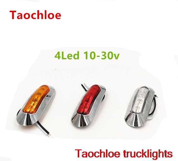 

10x 10-30v e4 truck led side marker lights clearance lamp warning light external lights for car trailer caravan light 24v 12v