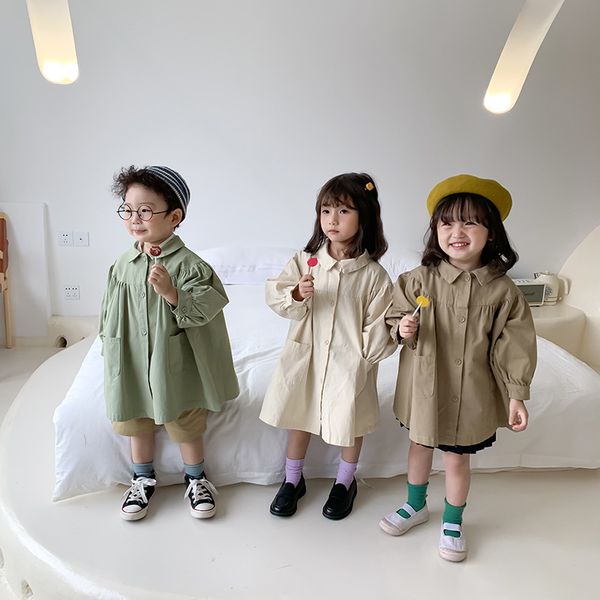 

kids trench spring autumn fashion korean windbreaker for girls toddler boys clothing children jackets, Camo