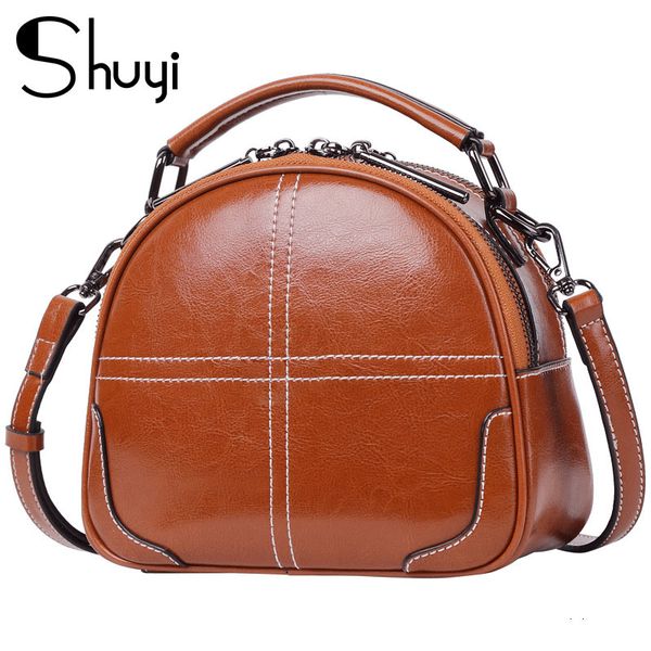 

кожаный мешок женщин мешок 2020 новая весна и лето корейской версии плеча женский кожаный небольшой круг