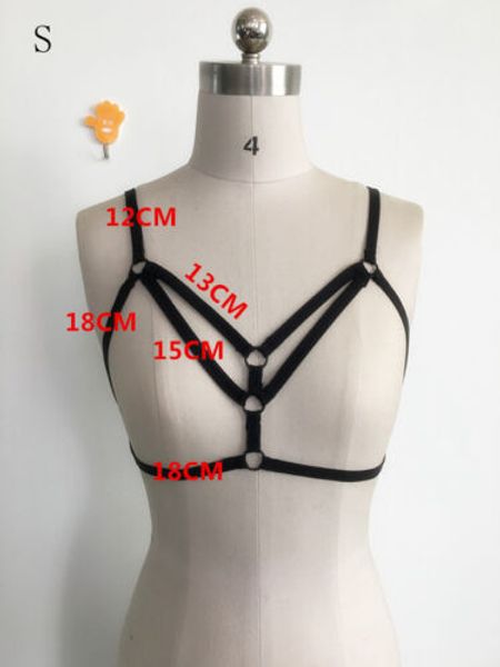 

women's bandage crop black spagetti strap cami bra triangle bralette, Red;black