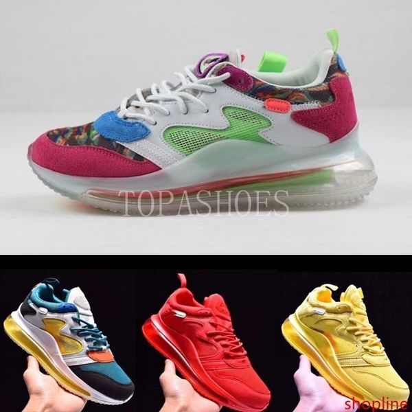 

react obj utility men women running shoes black triple core white university red olive volt habanero flair sneakers 36-46