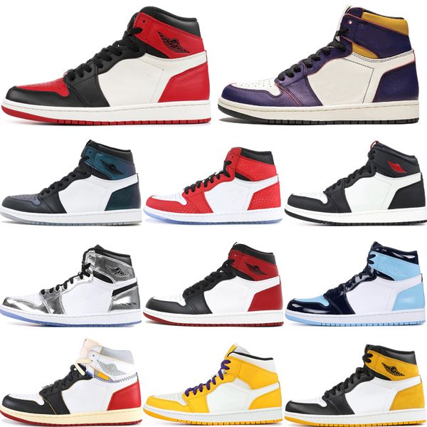 

Court Purple Bred Toe 1s Men Basketball Shoes multi TOP 3 kawhi leonard UNC Not For Resale NYC TO PARIS Mens Sports Sneakers