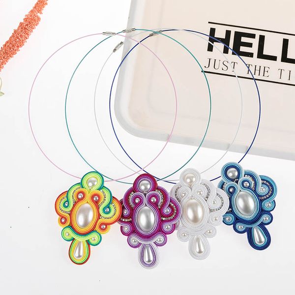 

kpacta мода кулон ожерелье винтаж суташ ручной ткачества этнические украшения женщины девушка свадьба ювелирные изделия горячей продажи пода, Silver