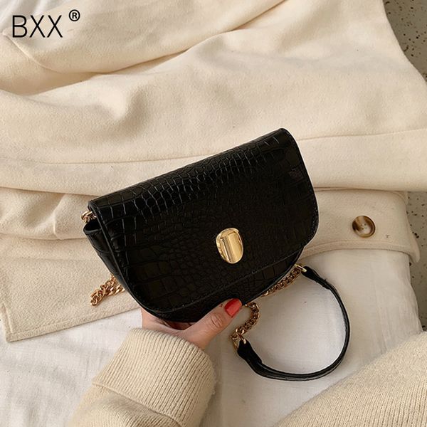 

bxx] stone pattern pu leather crossbody bags for women 2020 spring shoulder messenger bag ladies chain handbags hk606