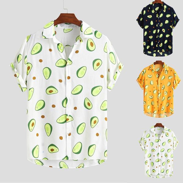 

mens funny printed turn down collar short sleeve casual shirts button printed daily party cotton fashion men blousen, White;black