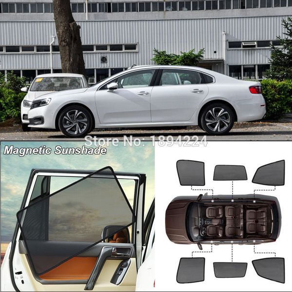 

car full side windows magnetic sun shade uv protection ray blocking mesh visor for c6 2017