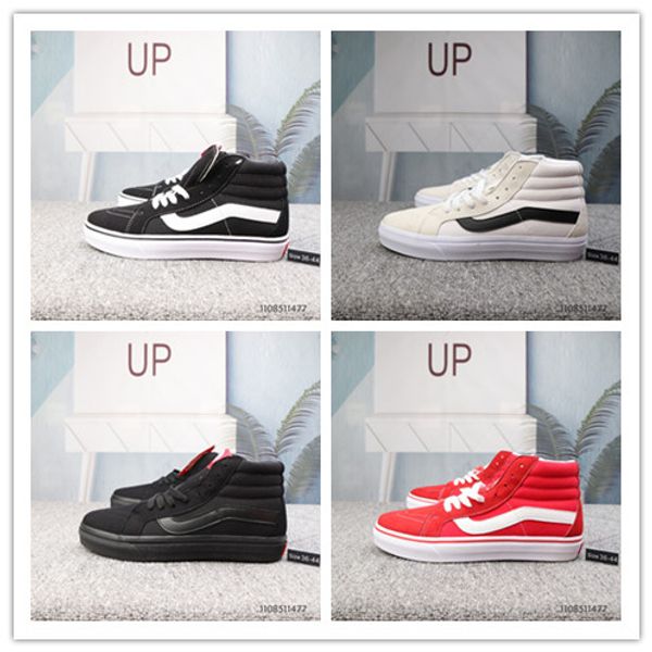 

2020 новый старый skool sk8 mid reassue мужская дизайнер спортивный спорт обувь мужчины женщины холст повседневная скейтборд тренеров ван s, White;red