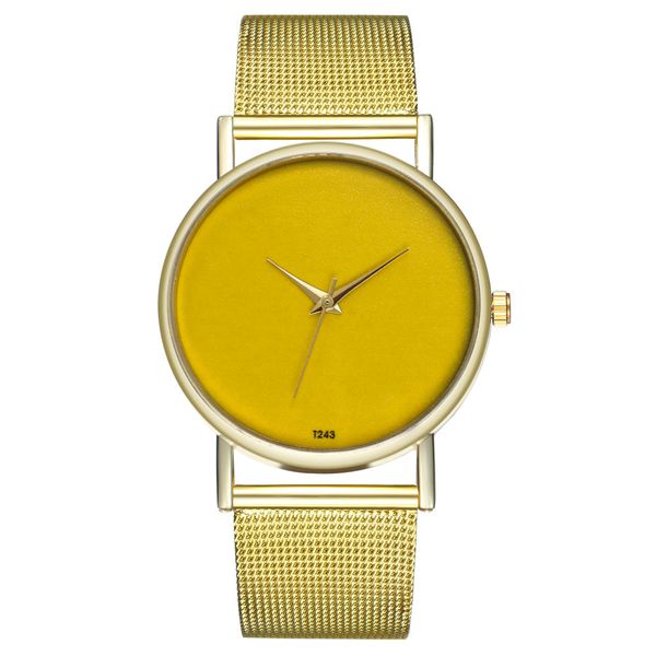 

fashion vintage ladies round mesh strap watch quartz fashion watch reloj mujer casual wristwatch gift for female, Slivery;brown