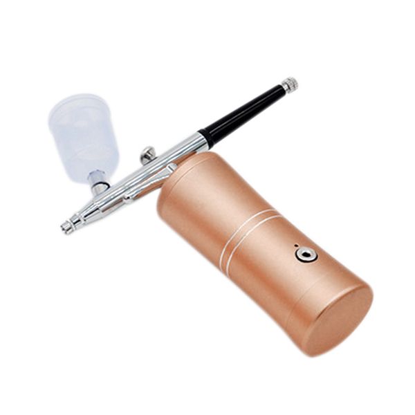 

multi-function rechargeable air spray airbrush kit 0.3 mm nozzle oxygen sprays sprayer can be used for beauty hydrating nail tat
