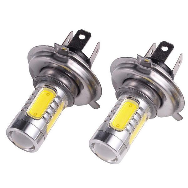 

2pcs h4 7.5w auto car vehicle bright led front fog lamp drl driving light bulb
