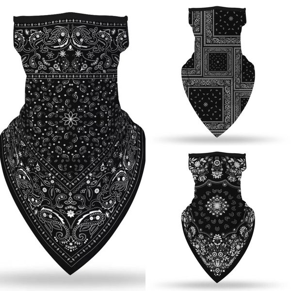 

rhsws yogostore 2020 mask baff scarf bandana face shield running mask balaclava face bandage hat scarf men full headband masks bike ycli, Black