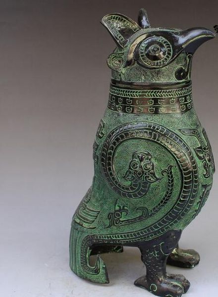 

античная бронза коллекция antique bronze bronze bird респект бутылки вина высокого класса китайских иероглифов подарков украшение