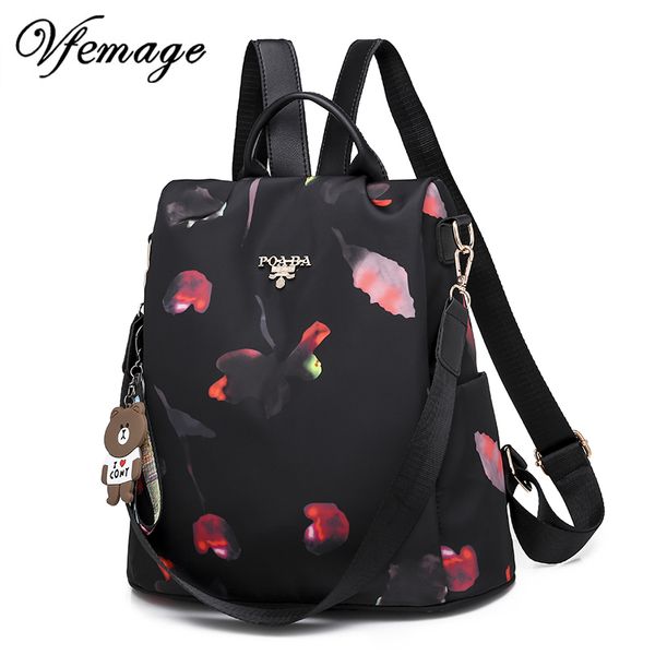 

fashion multifunction backpack women oxford bagpack female anti theft backpack school bag for teenager girls sac a dos mochila