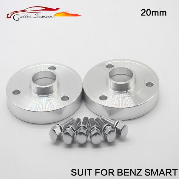 

2pcs 10/15/20mm alloy aluminum wheel spacer pcd 3-112 hub 57.1 suit for smart cabrio(450) city-coupe(450) fortwo cabrio (450
