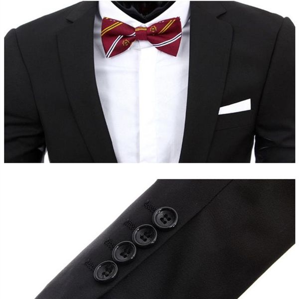 

кђѬки + жиле + бѬки) новй 2019 fashion boutique pure color groom вадебное плае ком мђжин, White;black