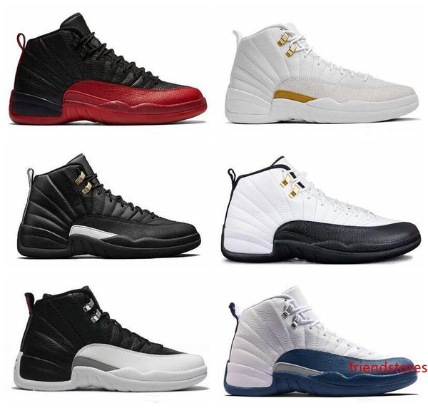 

12 12s mens basketball shoes sneakers ovo white gym red dark grey women basketball shoes taxi blue suede flu game mens shoes size 12