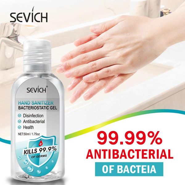

sevich 50ml travel portable hand sanitizer gel anti-bacteria mini hand sanitizer disposable antibacterial hand soap
