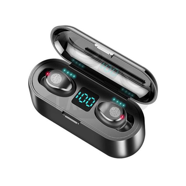 

2020 5.0 bluetooth earphone 8d stereo wireless earbuds mini wireless earphone headset with power bank earphone headphone