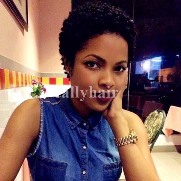 Brazilian Virgin Hair New Tight Afro Kinky Curly Celebrity Short