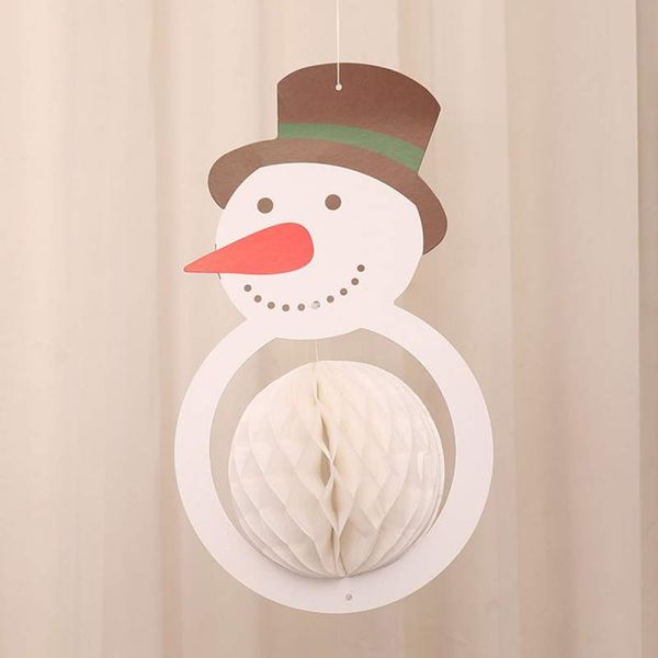 Christmas Ornament Ceiling Paper Decorations Art Pendant For Home Ornament Christmas Tree Hanging Decoration Xmas Decor Christmas Room Decorations